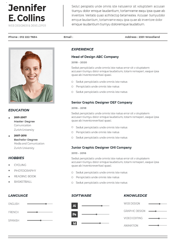 Professional CV Resume-4