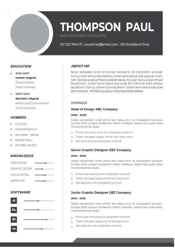 Professional CV Resume-7