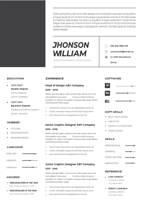 Professional CV Resume-11