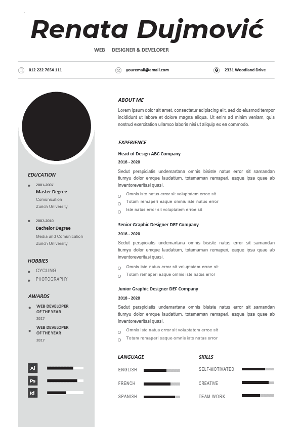 Professional CV Resume-22