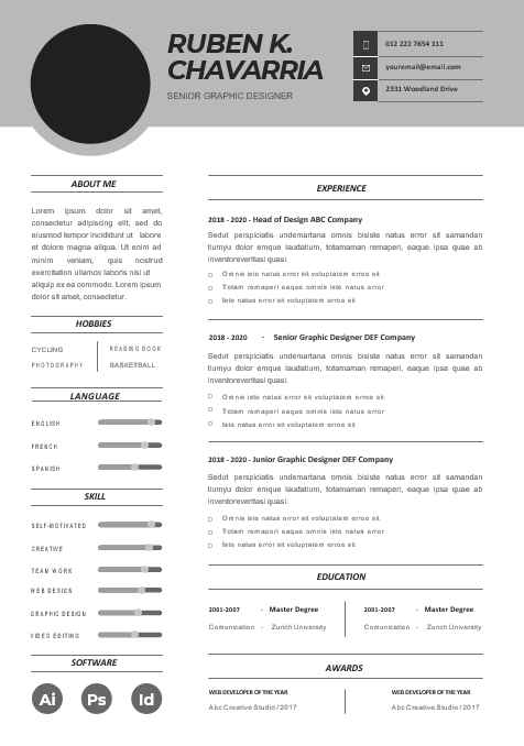 Professional CV Resume-33