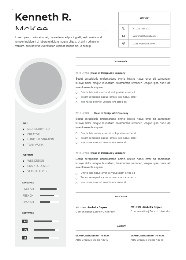 Professional CV Resume-38