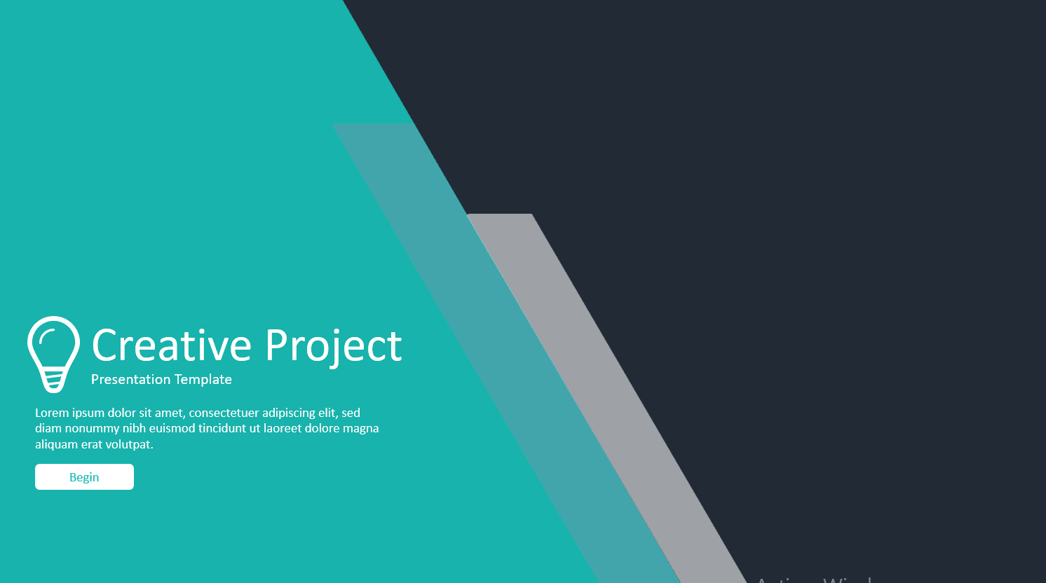 Animated Modern Scheme DARK Creative Project