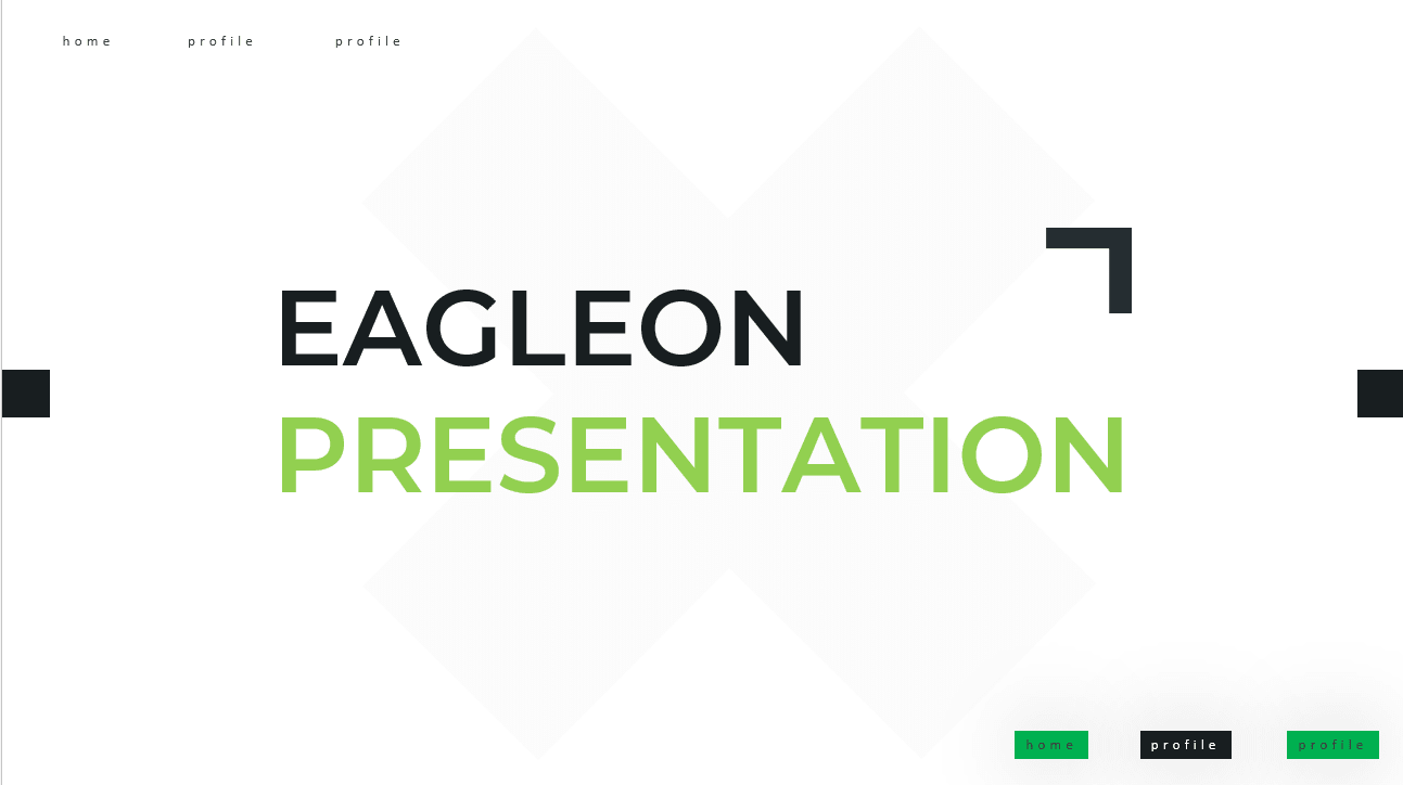 Eagleon - Powerpoint Template Green