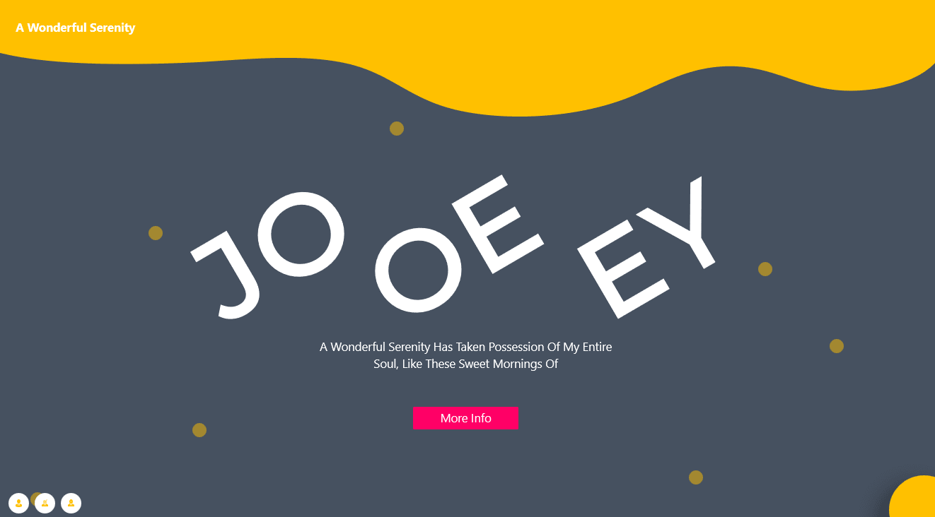 Joey - Powerpoint Template Yellow Pink