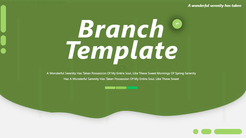 Branch - Powerpoint Template Green
