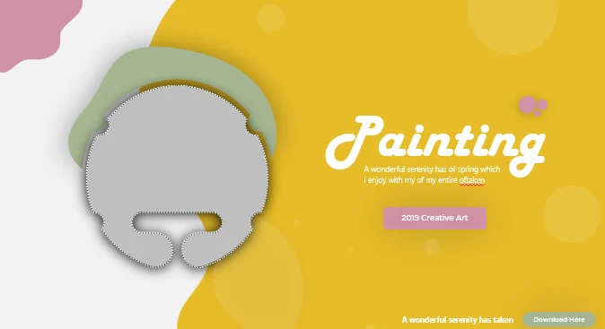 Painting - Powerpoint Template Full Color