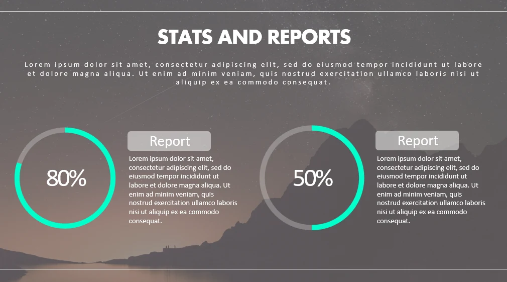 Stats and Reports – PowerPoint Template