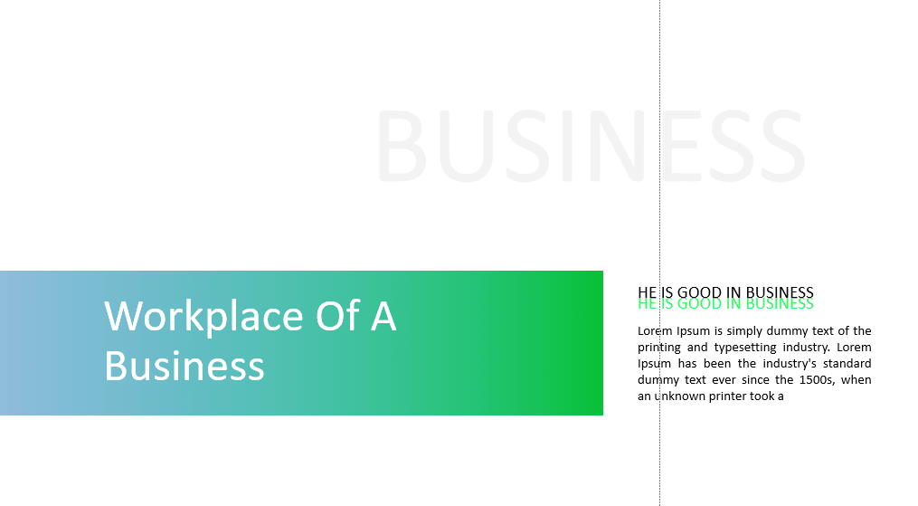 Green Business – PowerPoint Template
