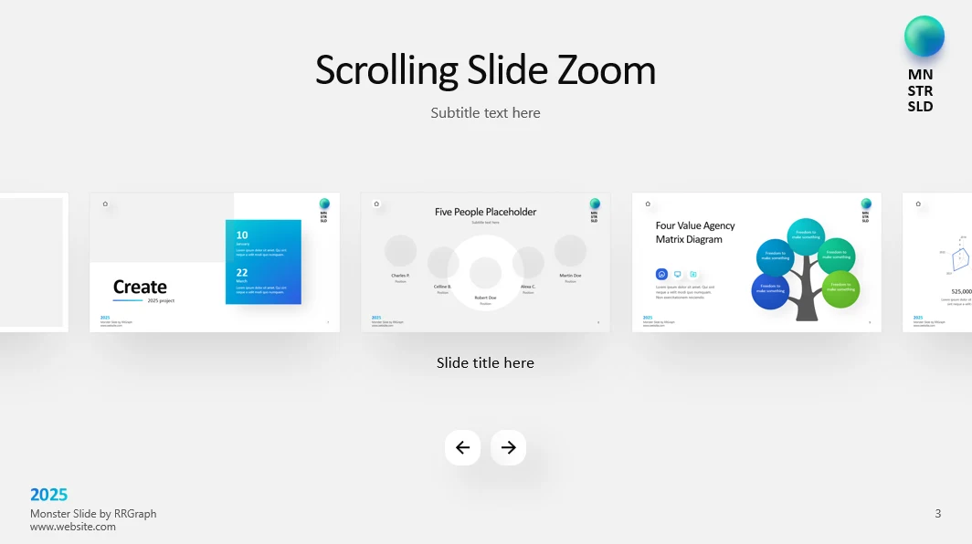 Monster Slide - Slide Zoom