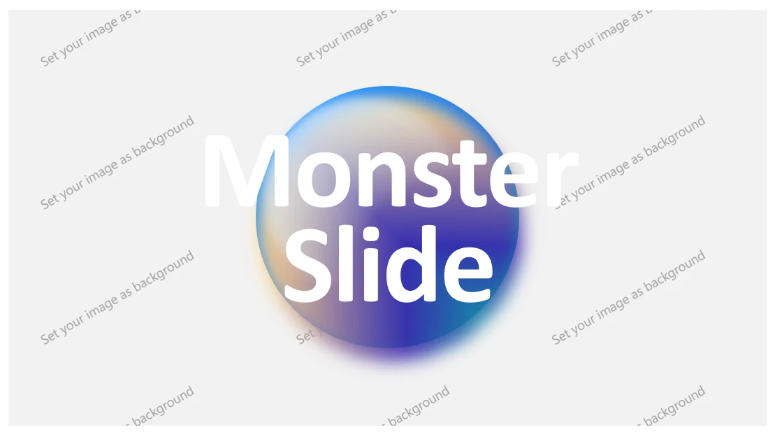 Monster Slide - Parallax Animation