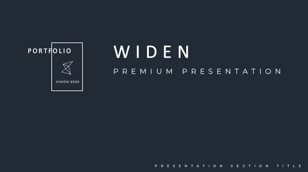 WIDEN Portfolios