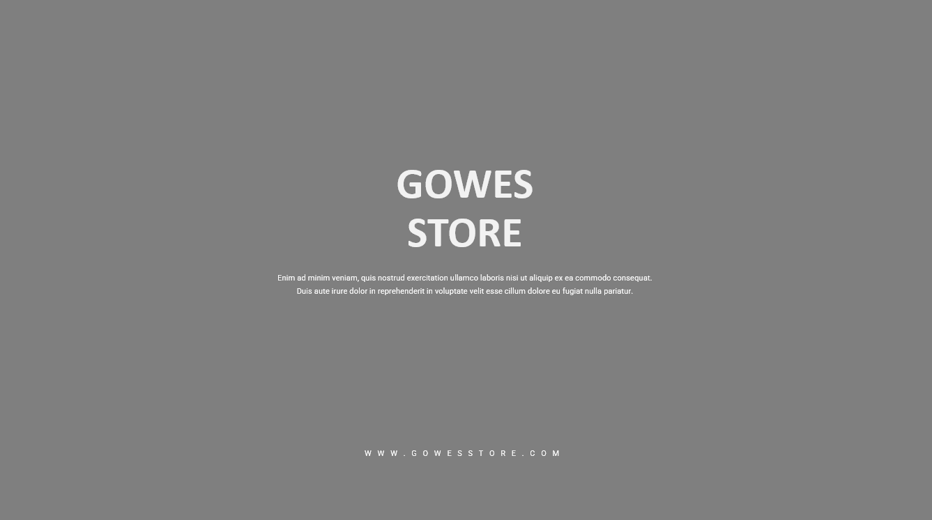 gowes store powerpoint template