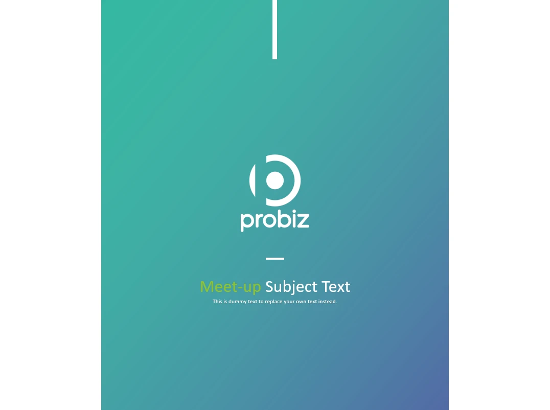 ProBiz not animated