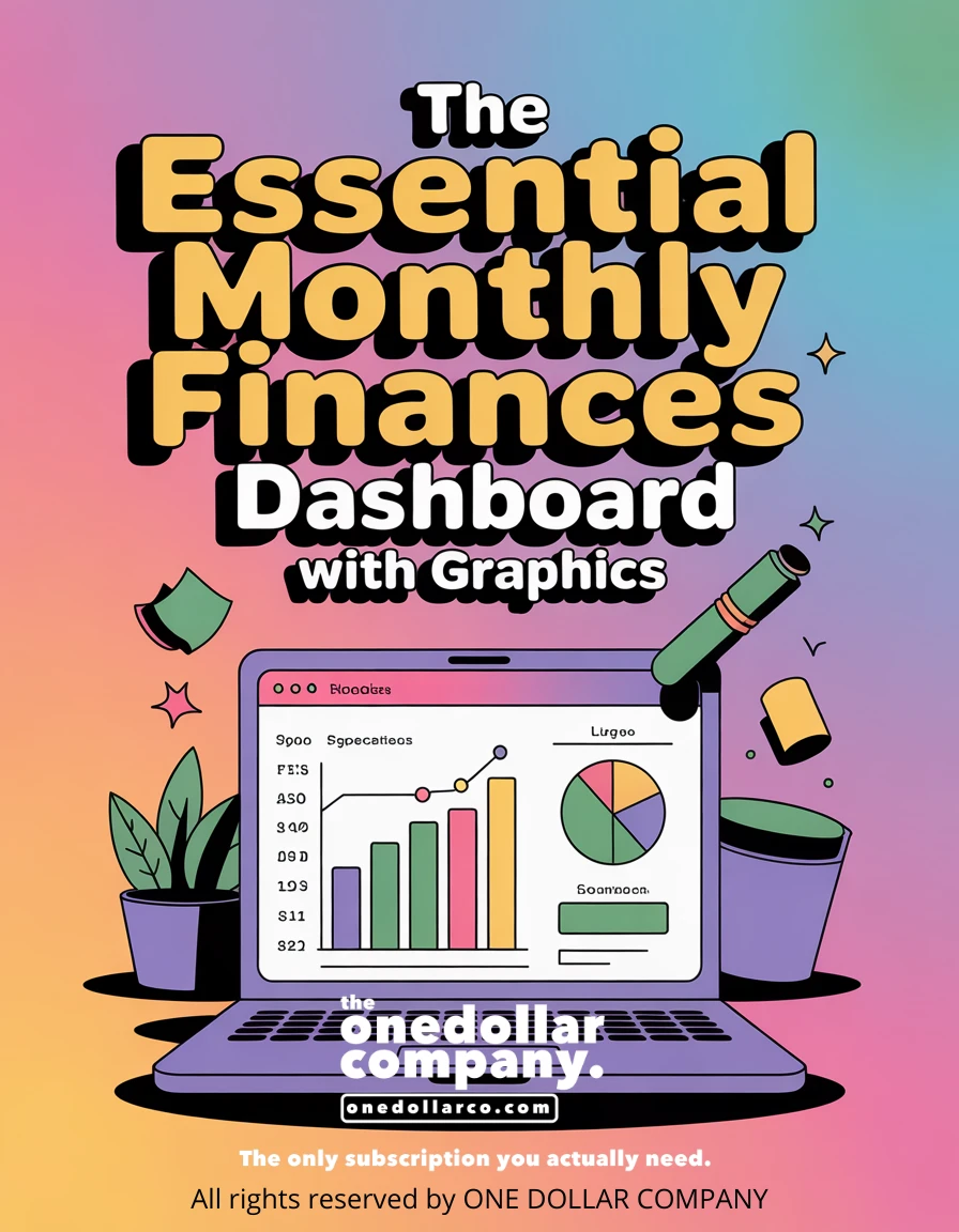 The Essential Monthly Finances Dashboard With Graphics