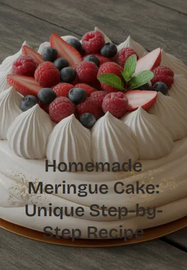 Homemade Meringue Cake – A Unique Step-by-Step Recipe