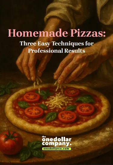 Homemade Pizzas: Three Easy Techniques for Professional Results