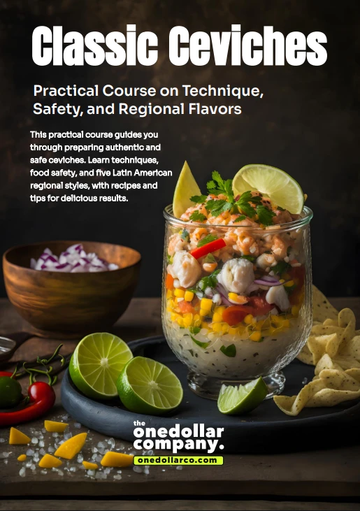Classic Ceviches – Practical Course on Technique, Safety, and Regional Flavors