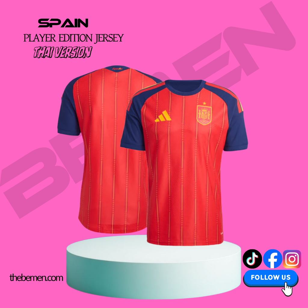 Spain 2026 Heritage home Kit – Player Edition