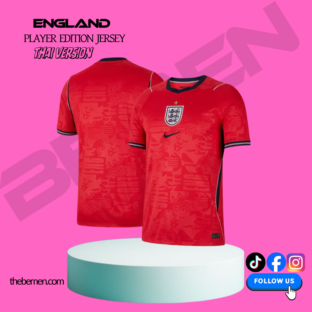 England 2024/2025 Away Kit – Player Version