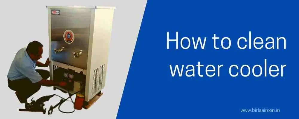 How to clean a water cooler?