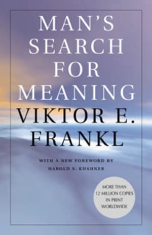 Man&apos;s Search for Meaning by Viktor E. Frankl book cover