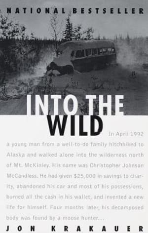 Into the Wild by Jon Krakauer book cover