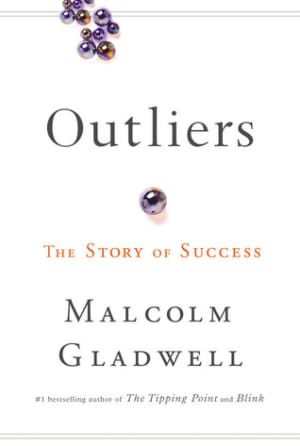 Outliers: The Story of Success by Malcolm Gladwell book cover