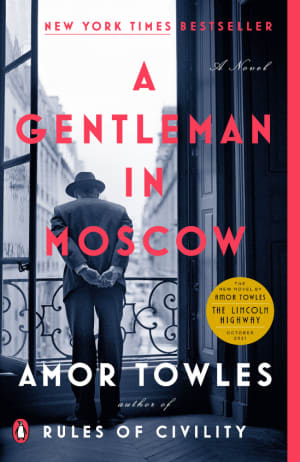 A Gentleman in Moscow by Amor Towles book cover