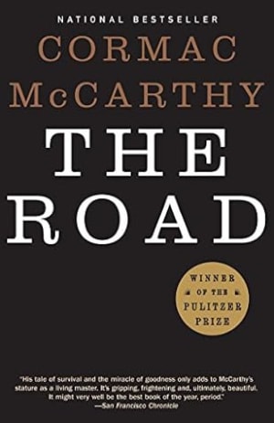 The Road by Cormac McCarthy book cover