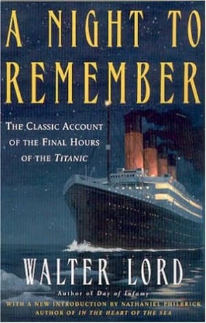 A Night to Remember by Walter Lord book cover