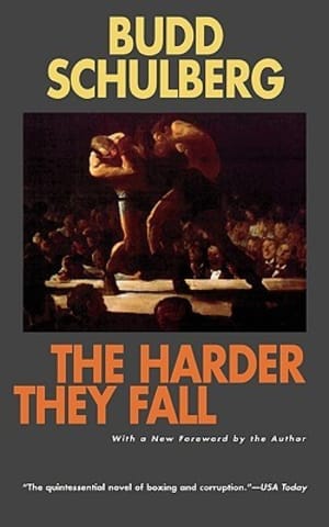 The Harder They Fall by Budd Schulberg book cover