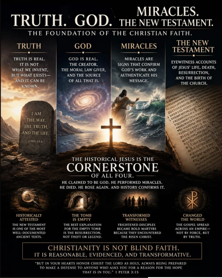 Truth, God, Miracles, The New Testament. Astonishing Arguments & Facts — The Truth of Christianity