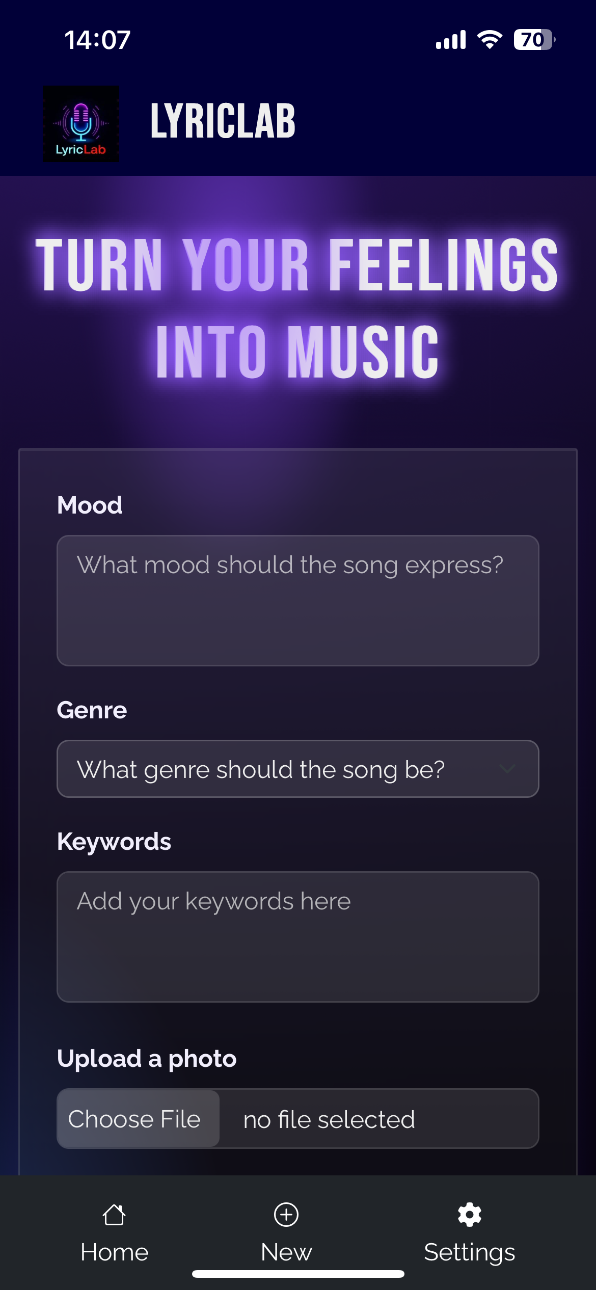 LyricLab screenshot