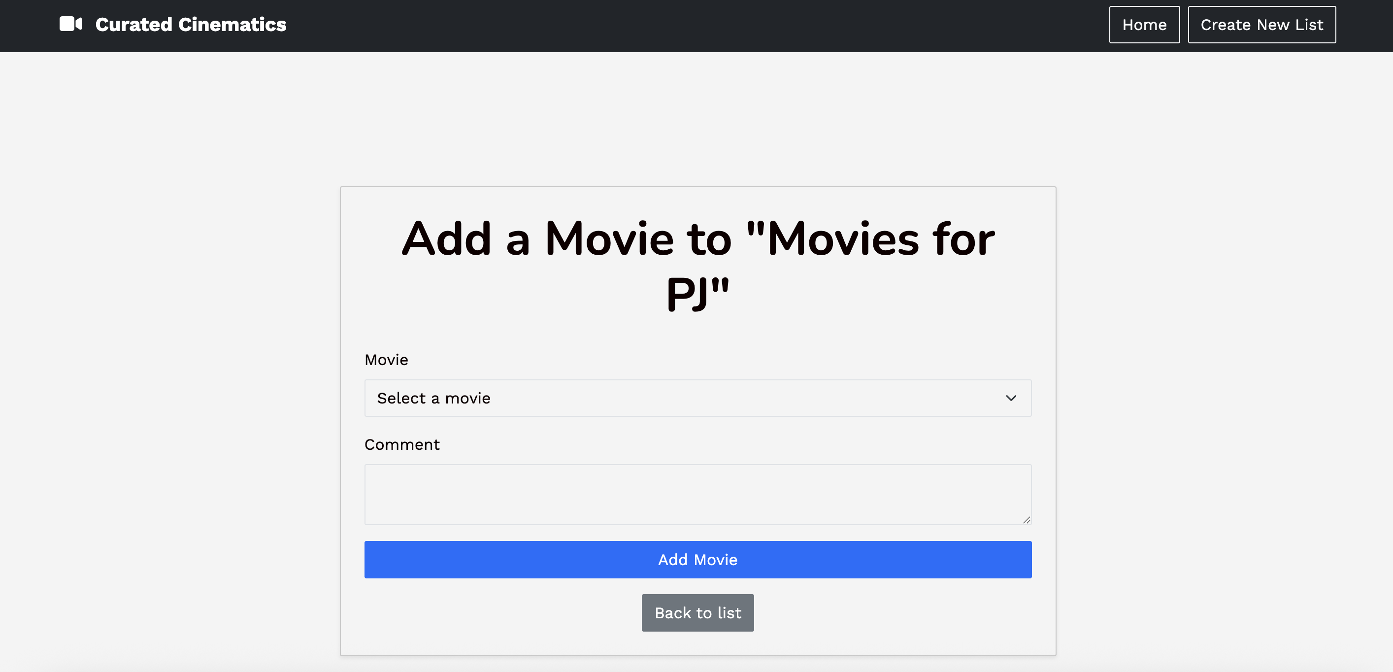 Watch-List screenshot