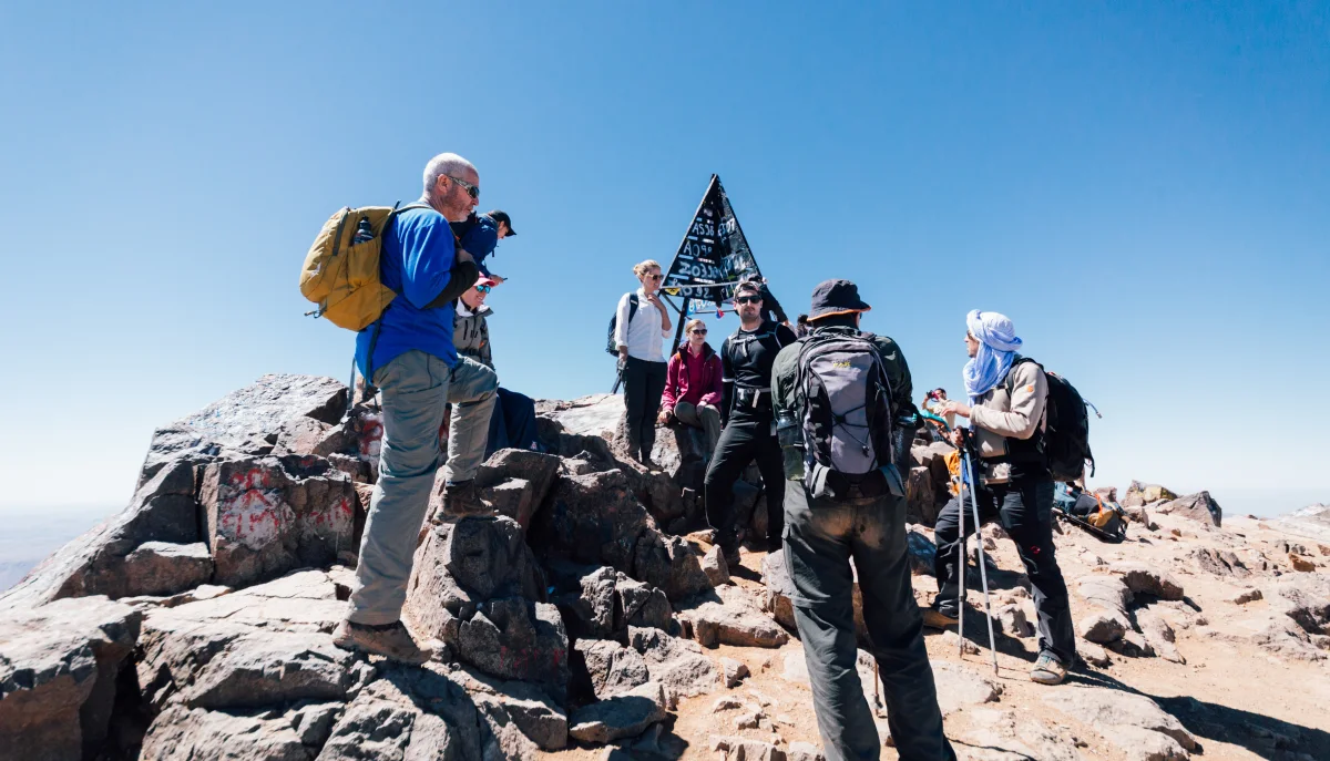 The Mt.Toubkal Summit