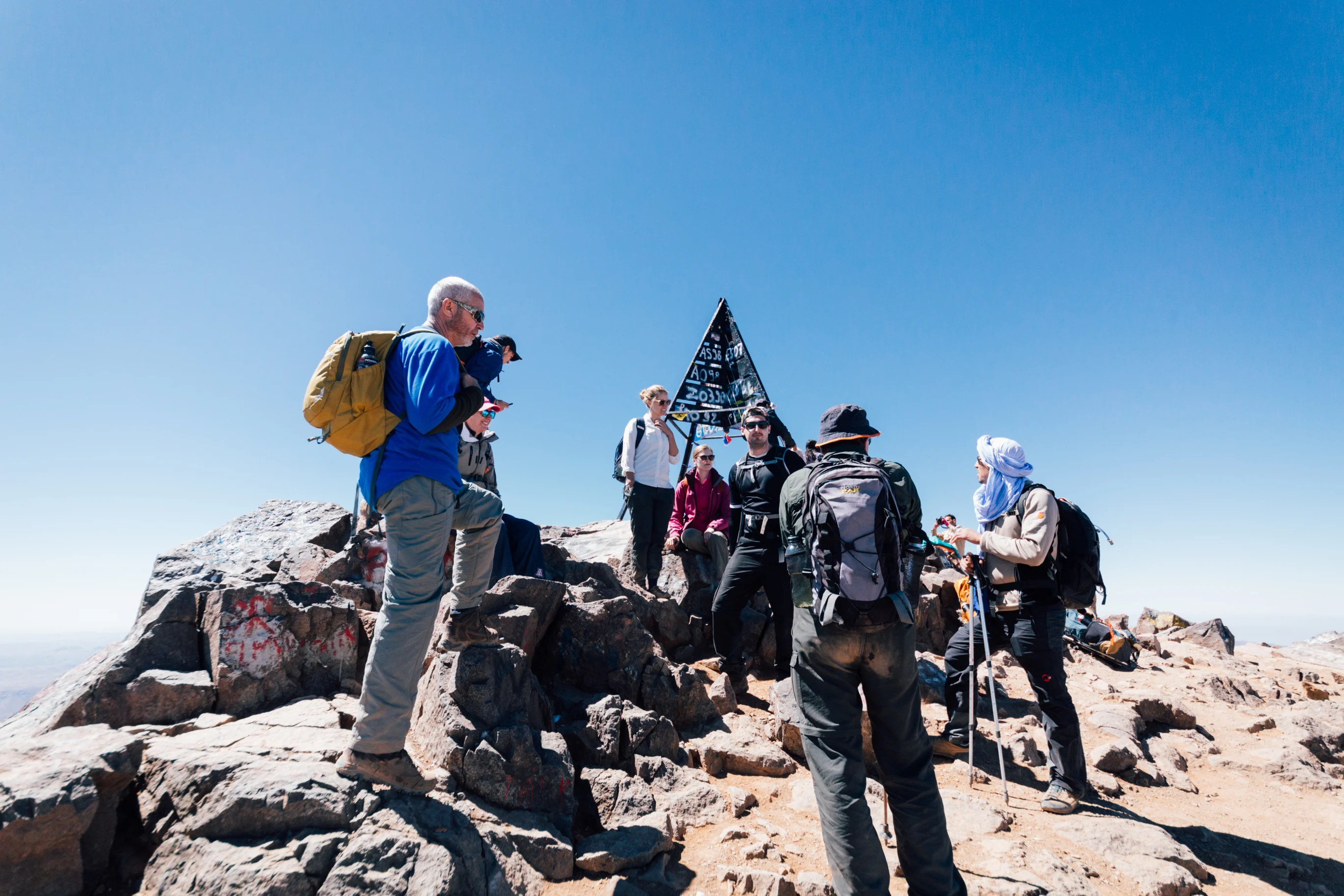 The Mt.Toubkal Summit