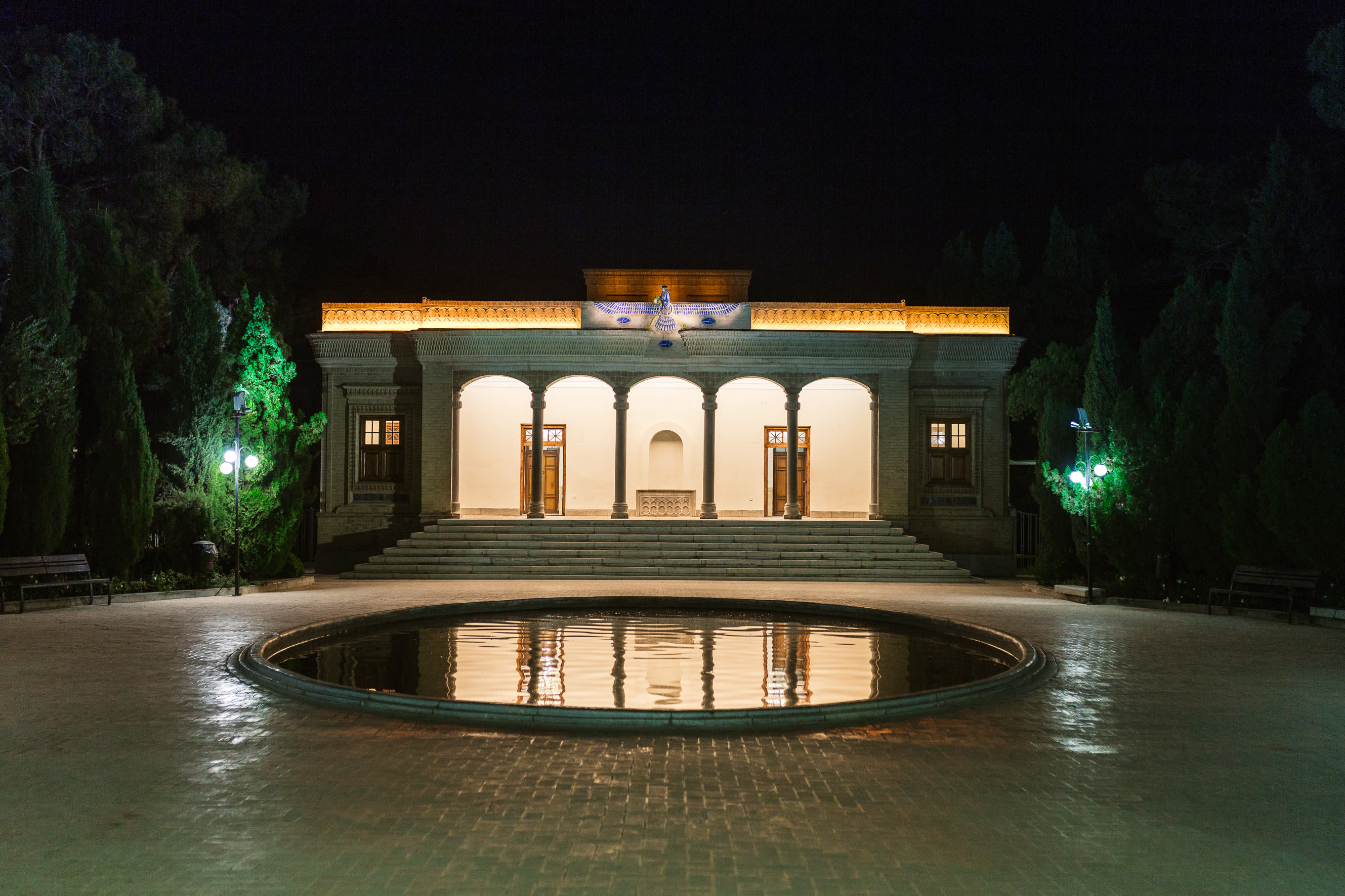 An interesting piece of Indian architecture in the middle of Yazd. This temple houses a fire that has apparently been burning for hundreds of years.