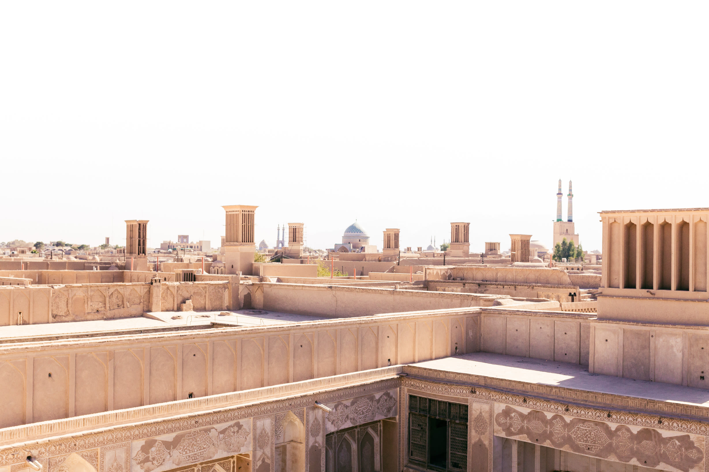 A typical rooftop view of Yazd, a UNESCO heritage city. Wandering through the streets of old town felt like walking through a Persian museum with no barriers.