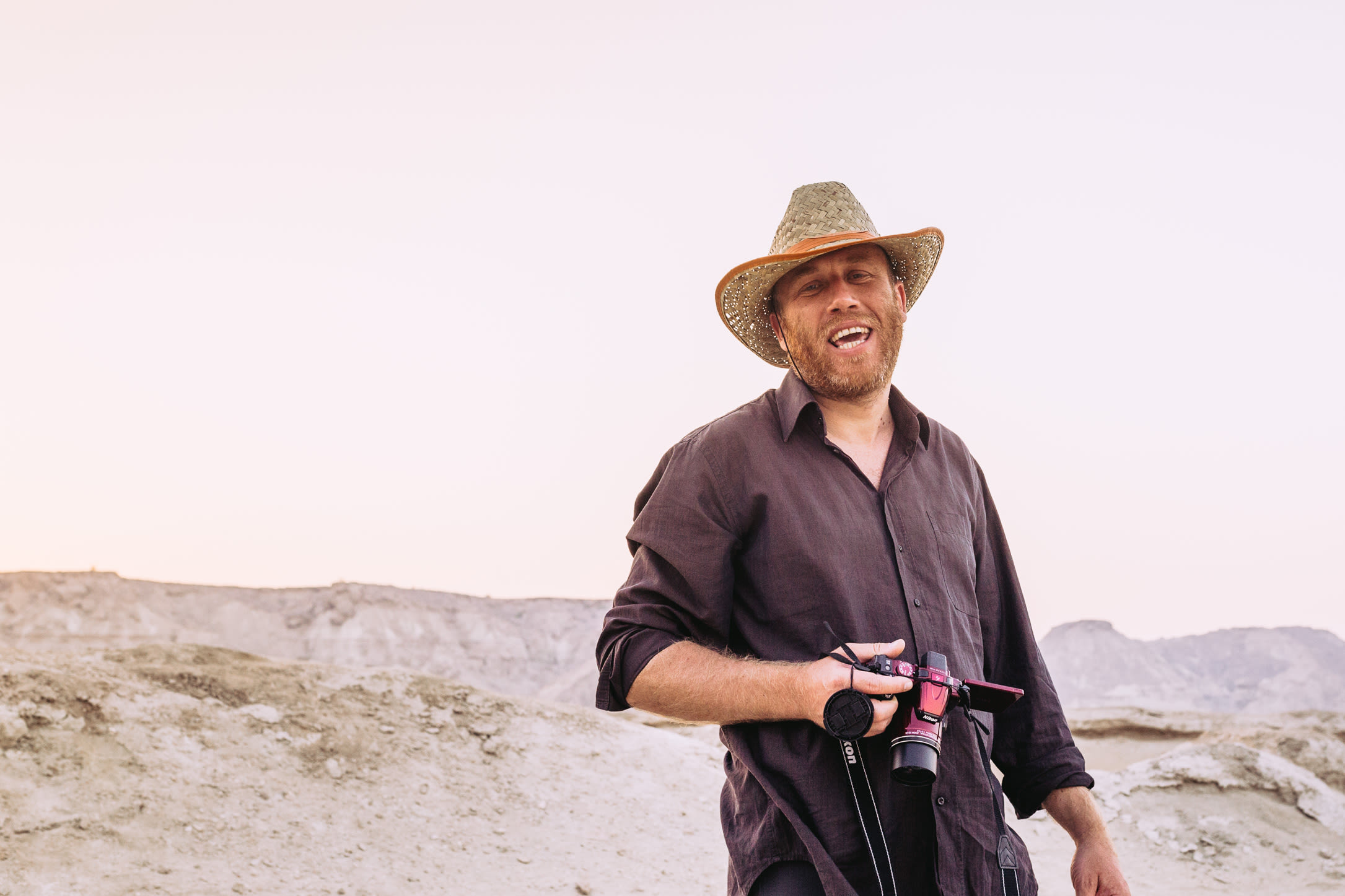 Met this hilarious bloke in Yazd who then mysteriously disappeared. A few days later I bump into him on a small remote island in the south. Small world for tourists.
