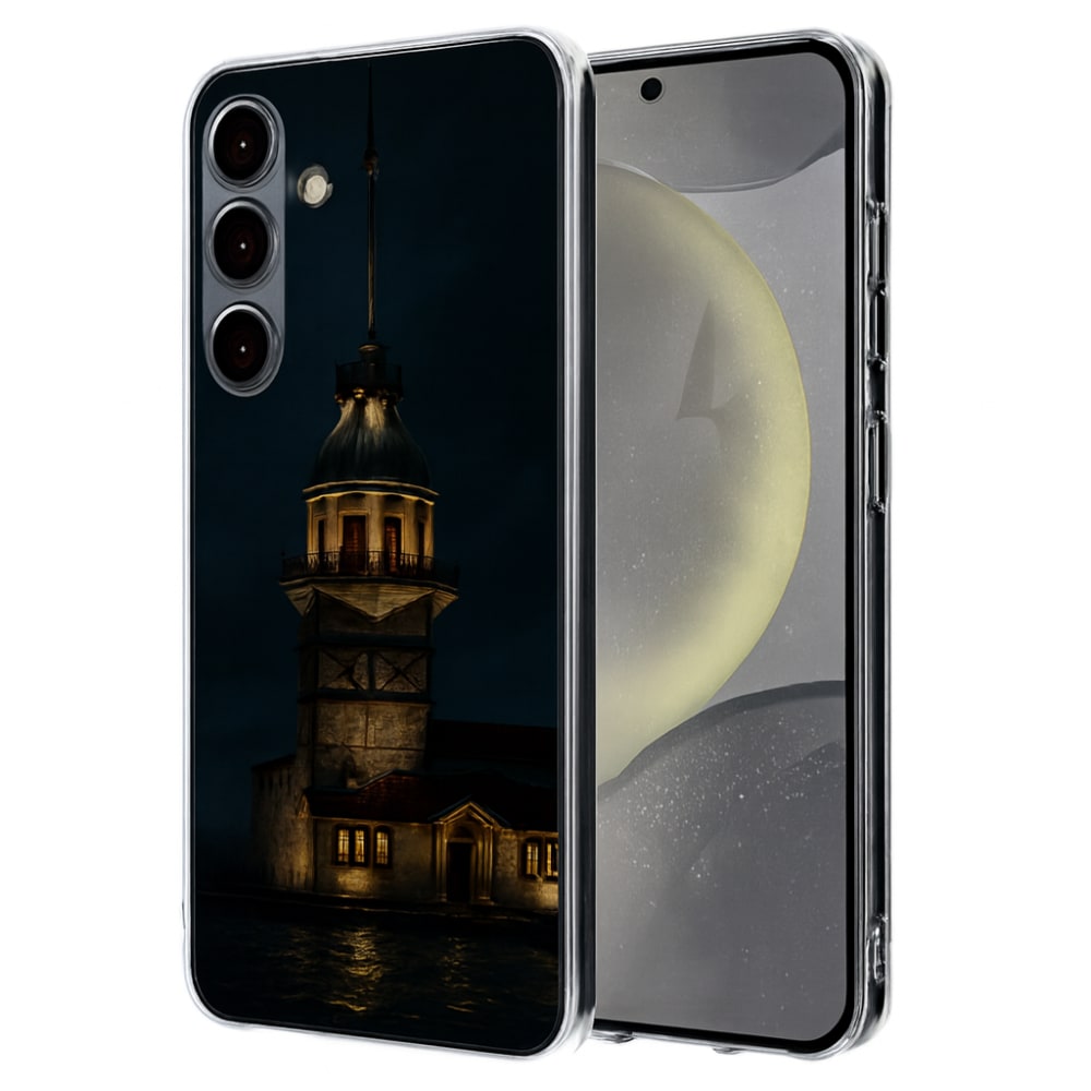 Samsung Samsung Galaxy A92 - Kiz Kulesi Temali Porto Kilif