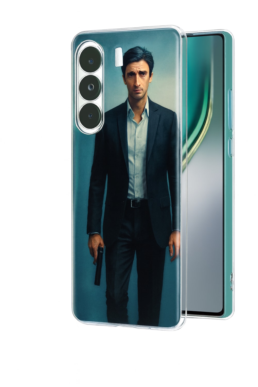 Tecno Tecno Camon 40 Pro 5G - Neon Pariltili Cyberpunk Temali Süper Kilif