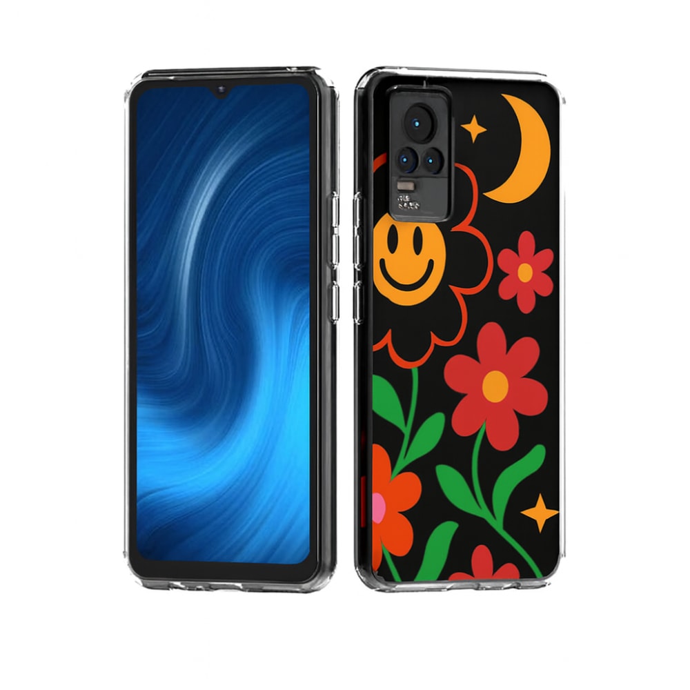 Vivo Vivo V60 Lite - Sik Siyah Minimalist Coss Kapak Kilif