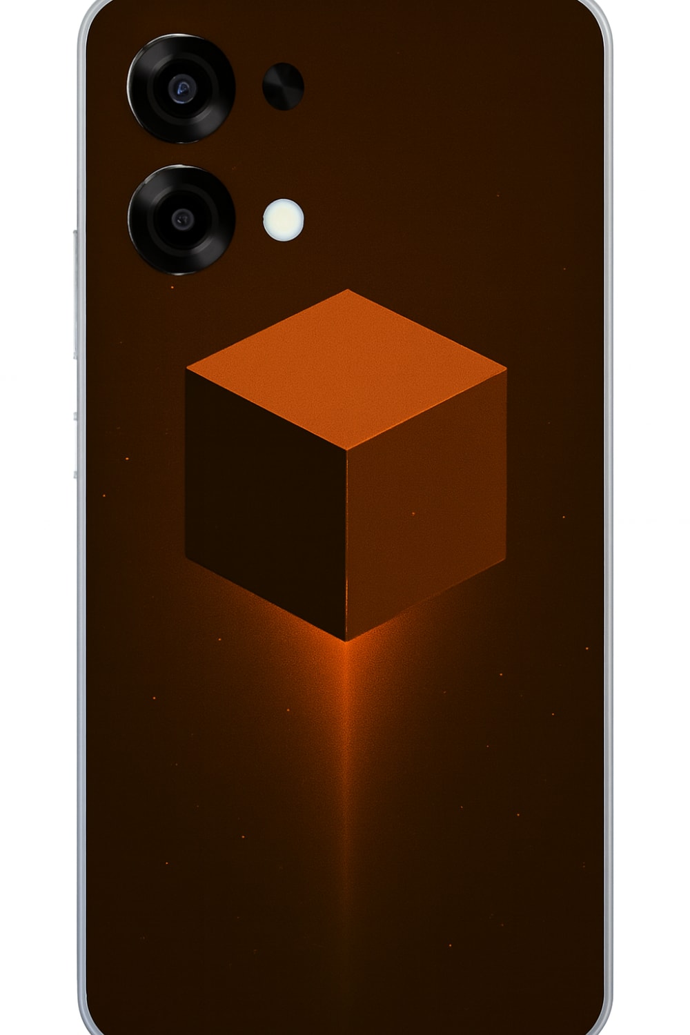 Oppo Oppo A6X - Kahverengi Isiltili Minimalist Süper Kilif