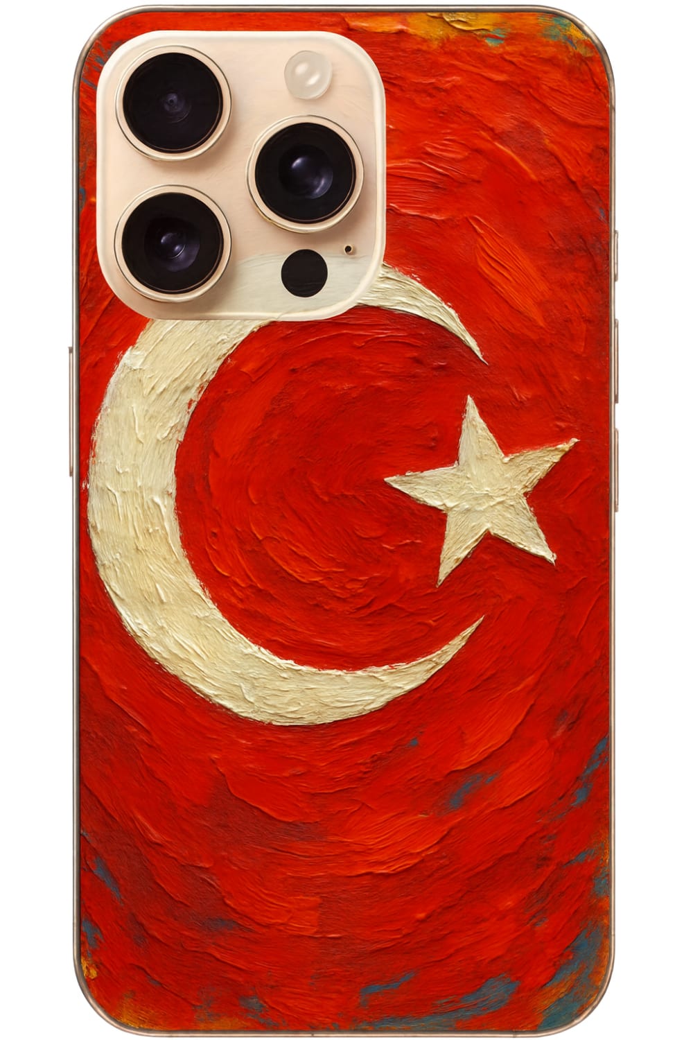 Apple iPhone 16 Pro - Türk Bayragi Temali Süper Kilif