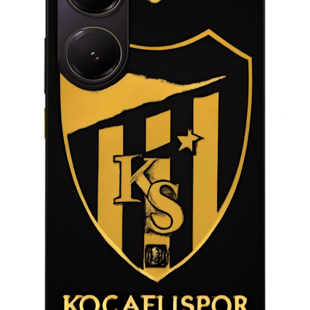 Xiaomi Poco X7 Pro - Siyah Temali Gold Kocaelispor Armali Lansman Kilif