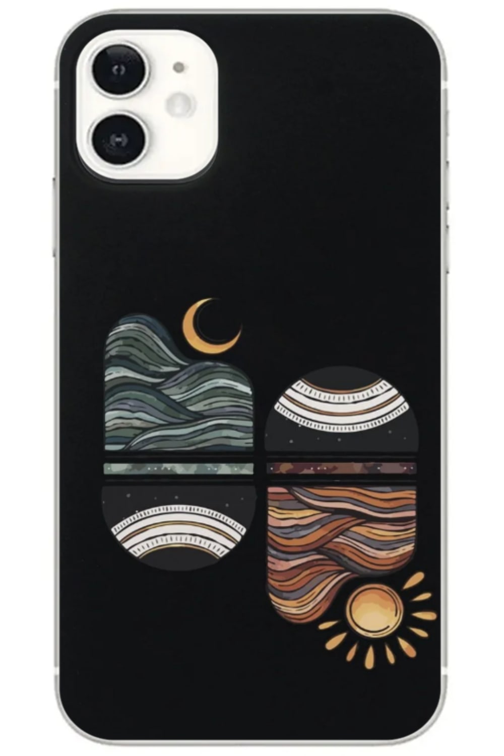 Apple iPhone 11 - Modern Geometrik Desenli Süper Kilif