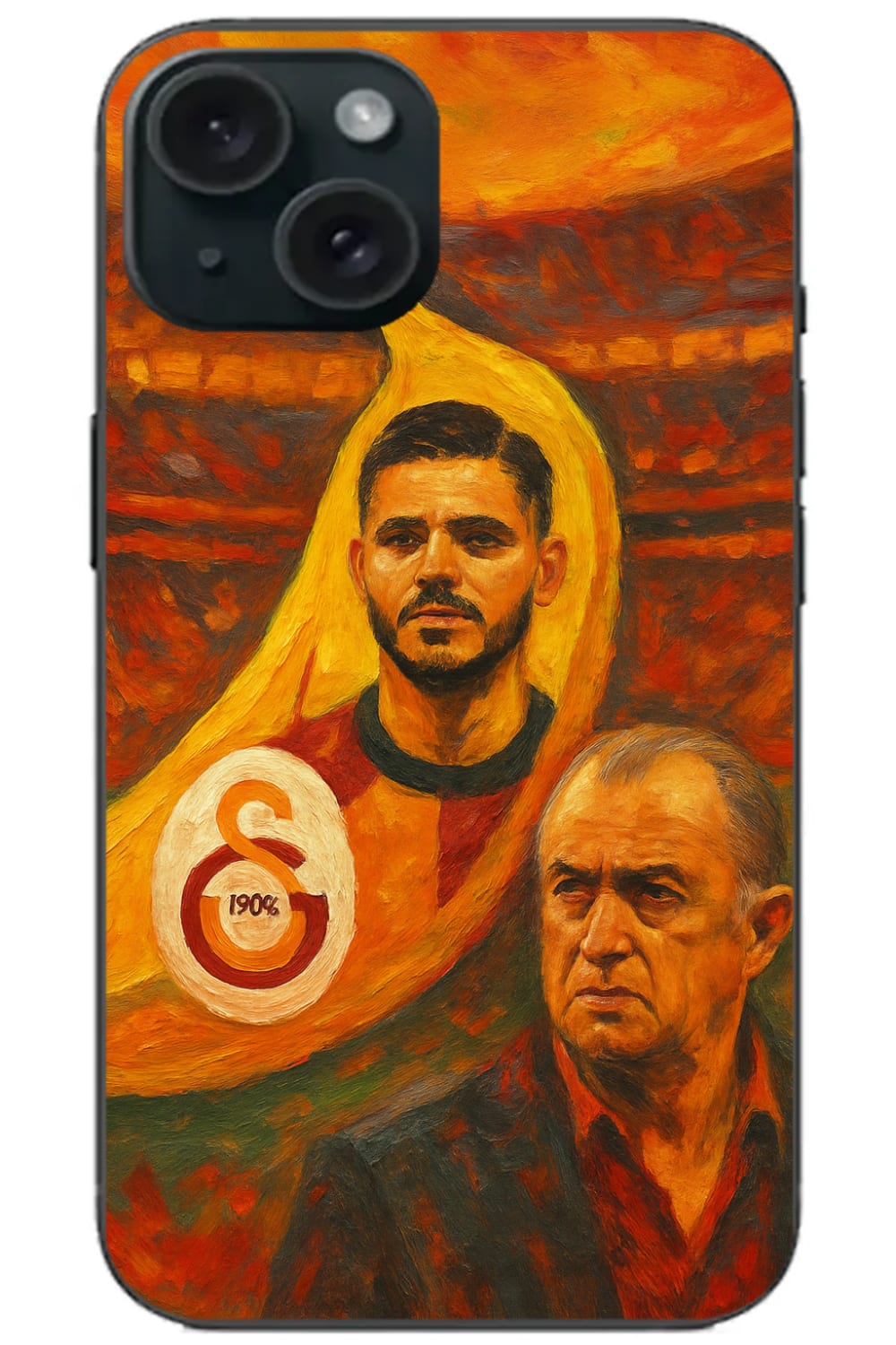 Apple iPhone 15 - Modern Geometrik Desenli Süper Kilif