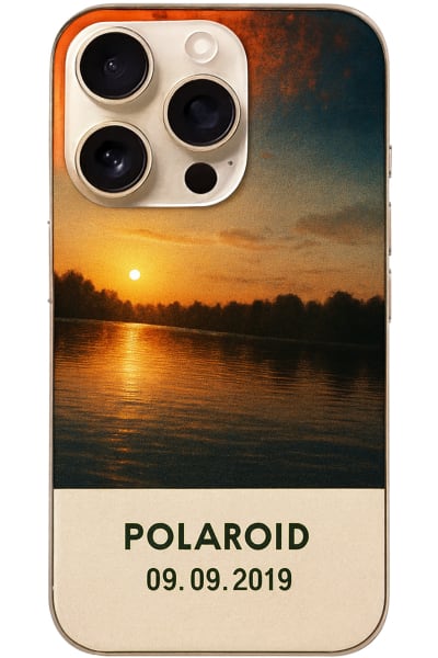 Apple iPhone 13 - Polaroid Fotograf Temali Süper Kilif