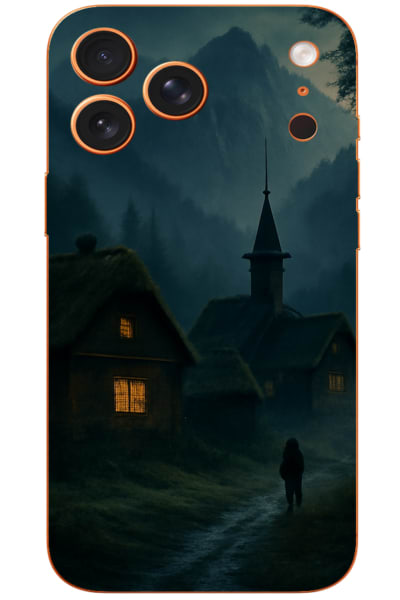 Apple iPhone 17 Pro - Renkli Geometri Desenli Süper Kilif